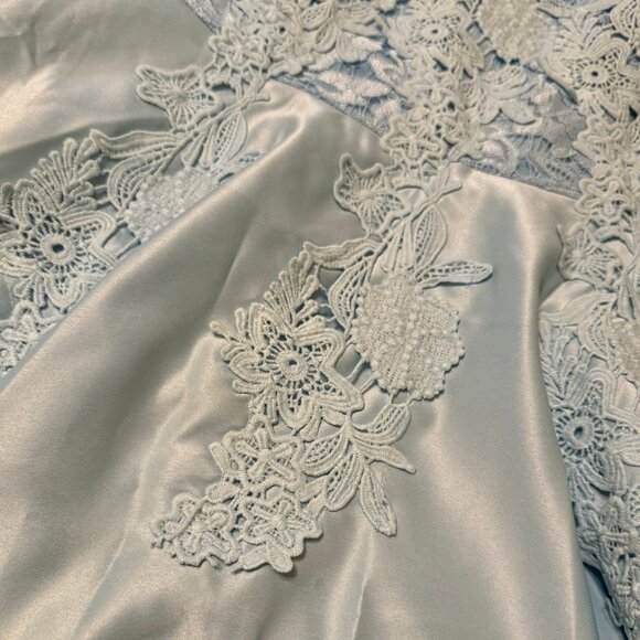 Baby Blue High-Low Dress - Picture 5 of 7